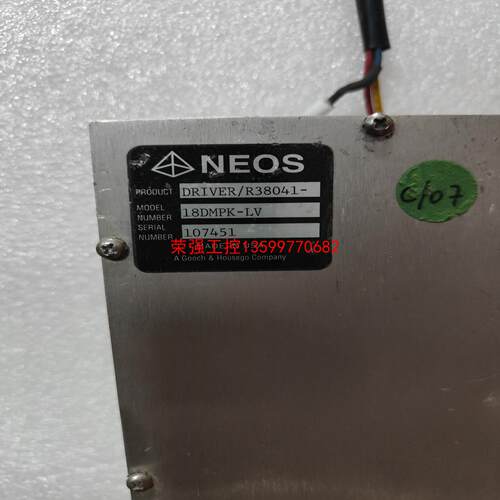 【荣强工控】NEOS驱动器DRIVER/R38041-18DMPK-LV