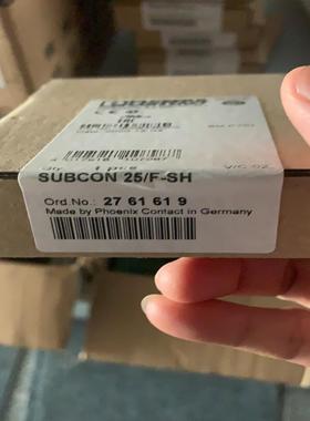 （设备配件）2761619 芯 25连接器菲尼克斯