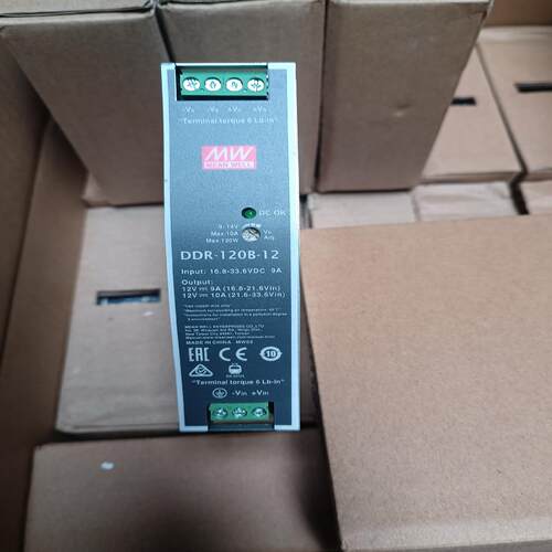 全新未用DDR-120B-12台湾明纬开关电源低压明纬导轨电