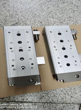 SMC EMXS25-100R滑台气缸 件功能完好9成新