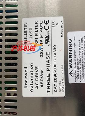 AB线路滤波器tAB t工控tCAT 2090-UXLF-H