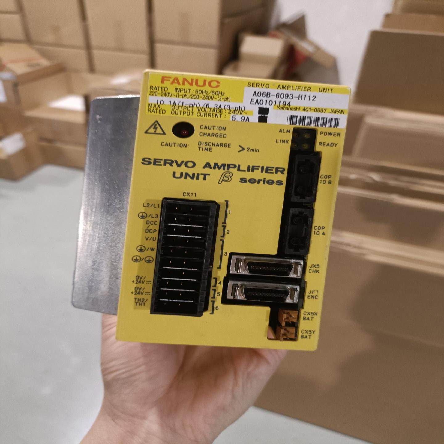 发那科驱动器A06B-6093-H112九成新，需要的来