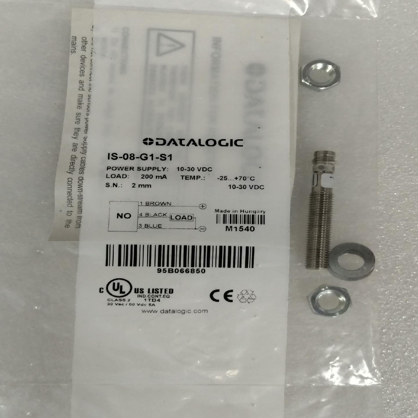DATALOGIC  接近开关 IS-08-G1-S1，全新