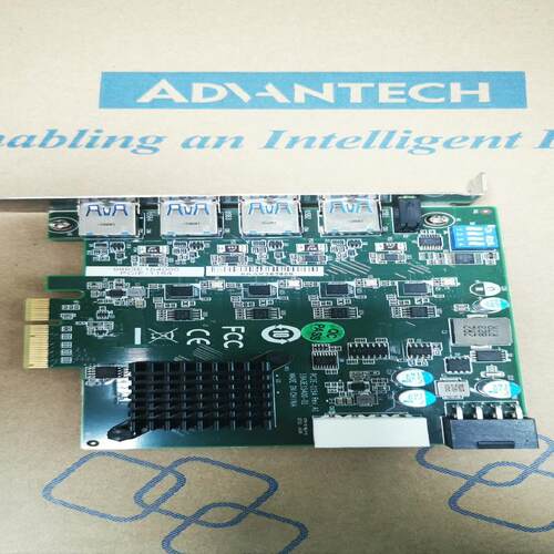 [德峰]研华PCIE-1154图象采集卡，4路高速USB3.0