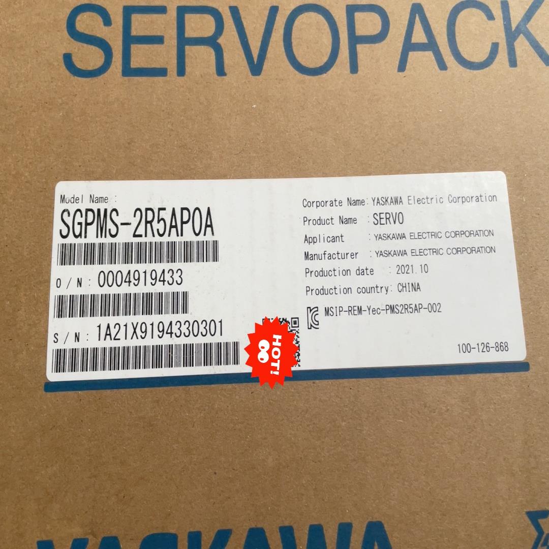 全新安川伺服电机SGMMS-04ADC6S