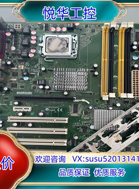 原装研华SIMB-A01 REV.10双网口主板 配CPU内存议