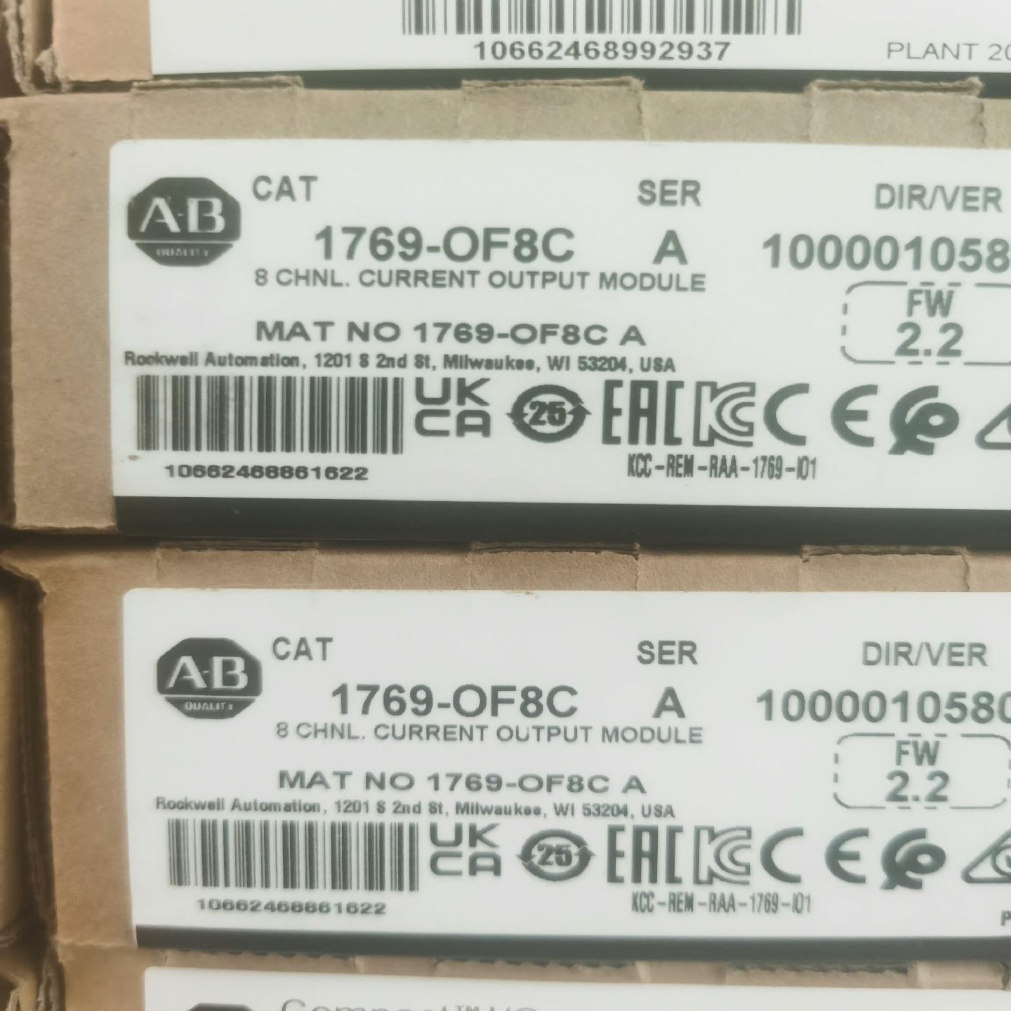 罗克韦尔AB 1769-OF8C 全新原装2023