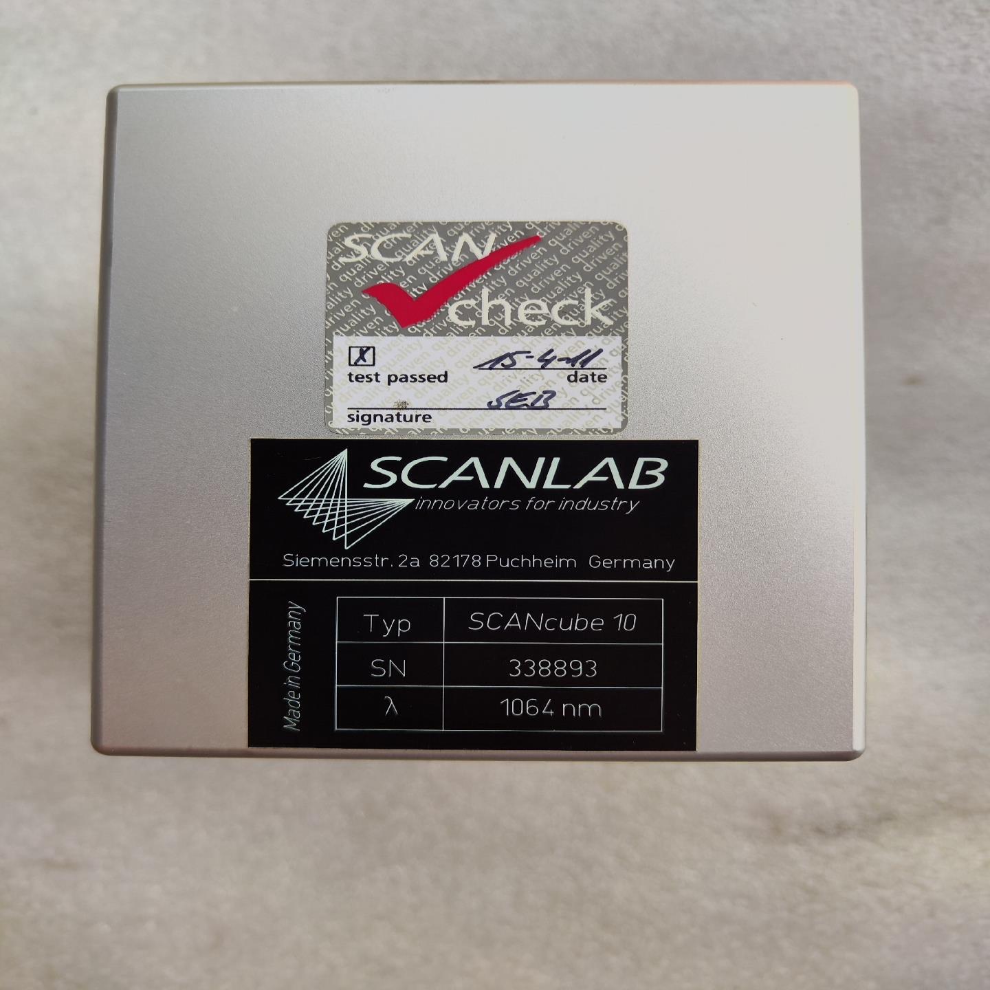 [德峰]SCANLAB 振镜，SCANcube10  1064nm，