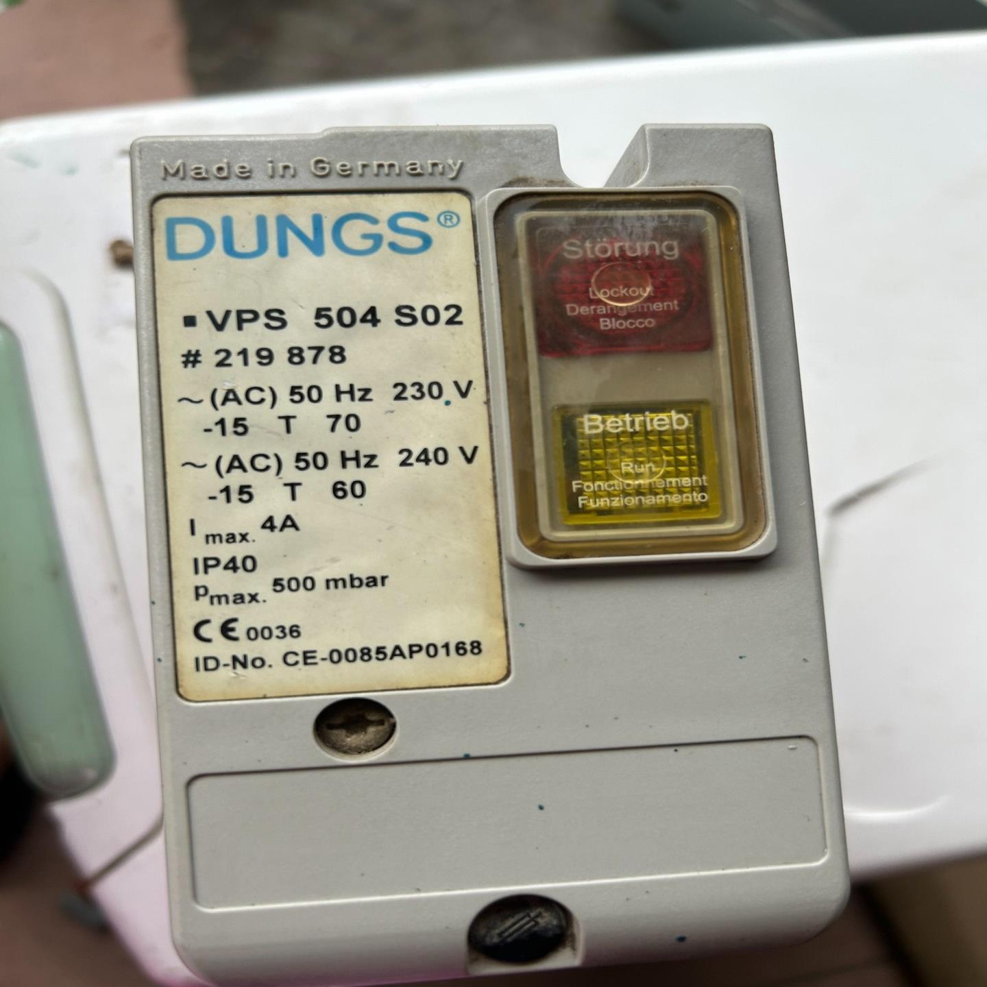 （设备配件）DUNGS冬斯VPS504S02 检漏仪 检漏装置，成色如图