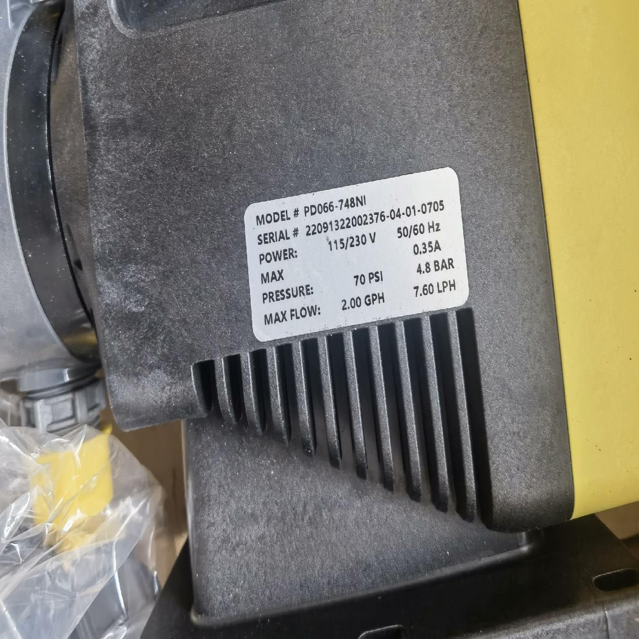 米顿罗LMI水处理加药计量泵电磁泵，PD066-748N