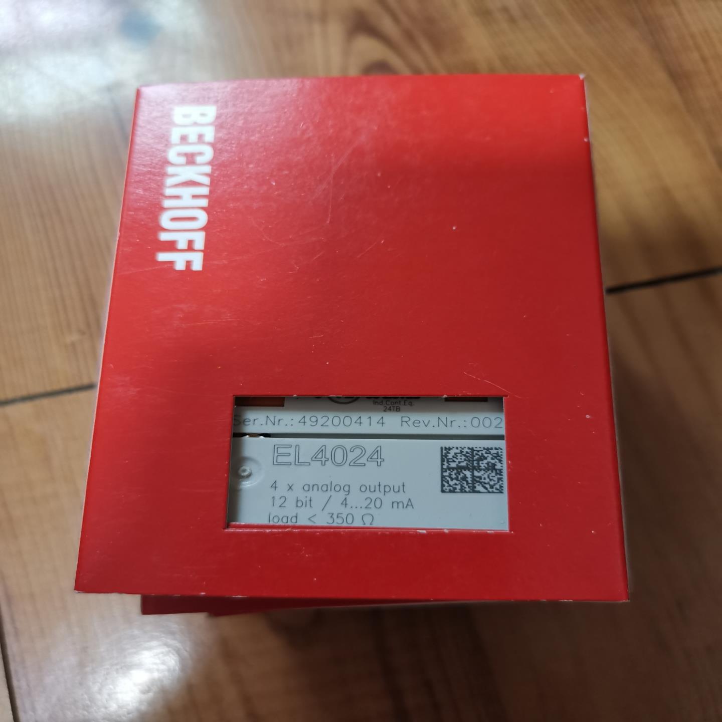 倍福 全新原装 EL4024如图，模拟量输出模块，4-20m