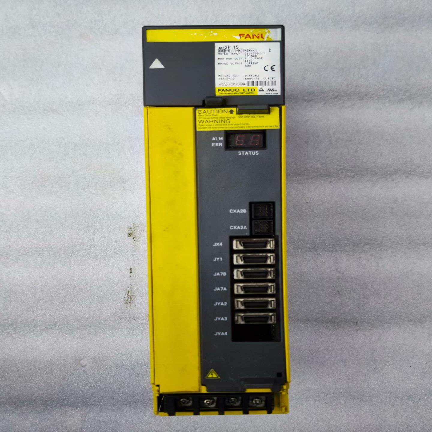A06B-6111-H015#H550，发那科主轴伺服驱动器