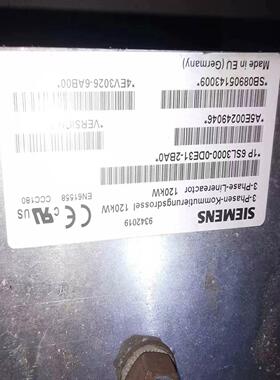 [德峰]6SL3000-0DE31-2BA0 120KW 电抗滤波器