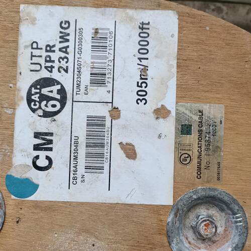 （设备配件）cM网线，6A可过FLuke测试网线，因是剩余产品。