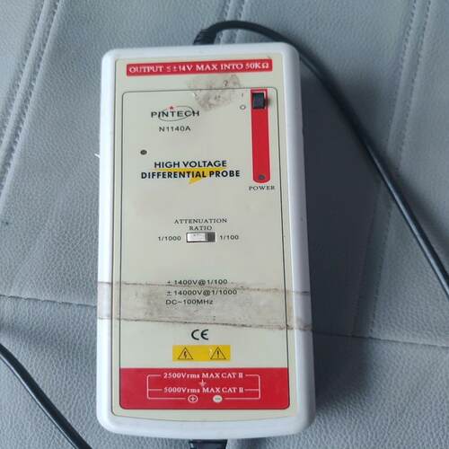 （设备配件）品致差分探头，型号N1140A，14KV，100MHz。成色