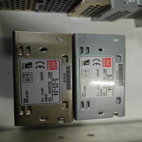 台湾明纬开关电源S-25-24 24V 1.1A，成色如图，