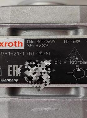 力士乐齿轮泵R900086165 PGF1-2X/1,7RL