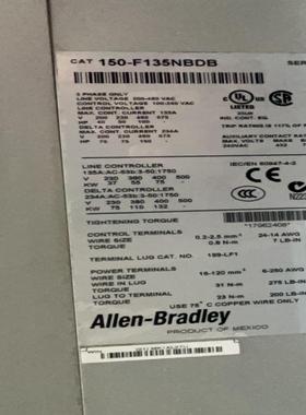 （设备配件）软启动器 --F ABF135NBDB150150 罗克韦尔