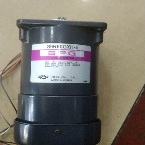 二手95成新韩国SpG6Ow刹车电机S9R60GXH-E