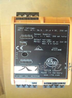 易福门 IFM AS-i安全继电器模块 AC2258 议价