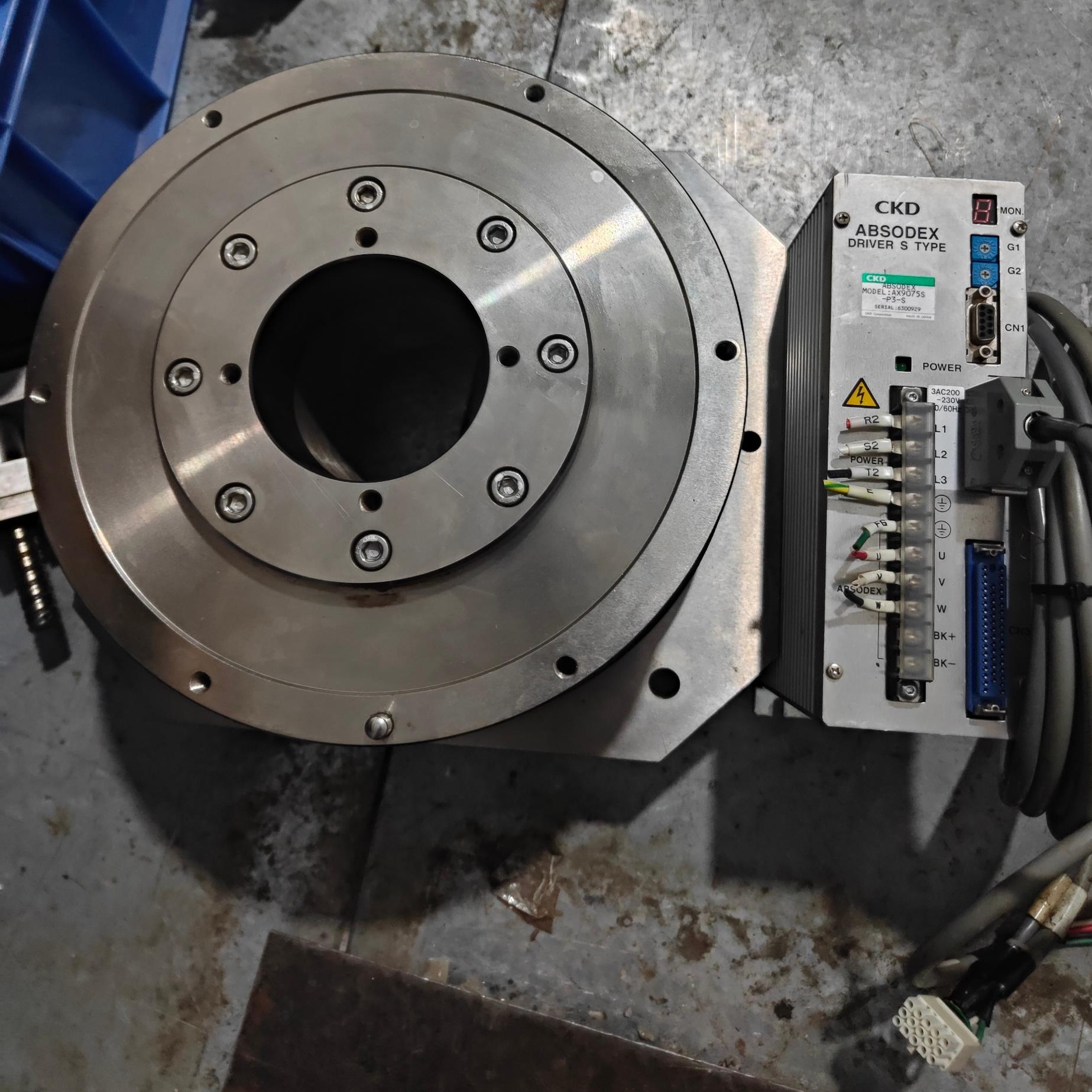 (设备配件)CKD旋转马达,拆机CKD旋转马达,驱动器型号AX9009S