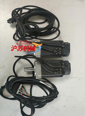 三菱伺服电机HG-KN73J-S100货两台带线，图片实