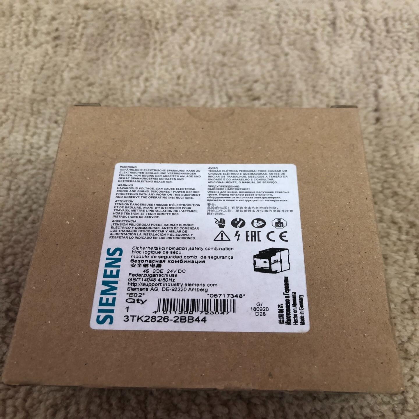（设备配件）西门子安全继电器 3TK2826-2BB44