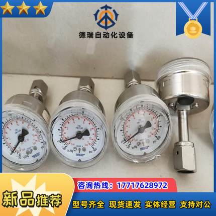 1/4VCR压力表 气体压力表WISA WISE轴向超高纯压