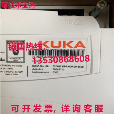 原装供应KPP600-20-3×20 UL KUKA robot servo driver brand new