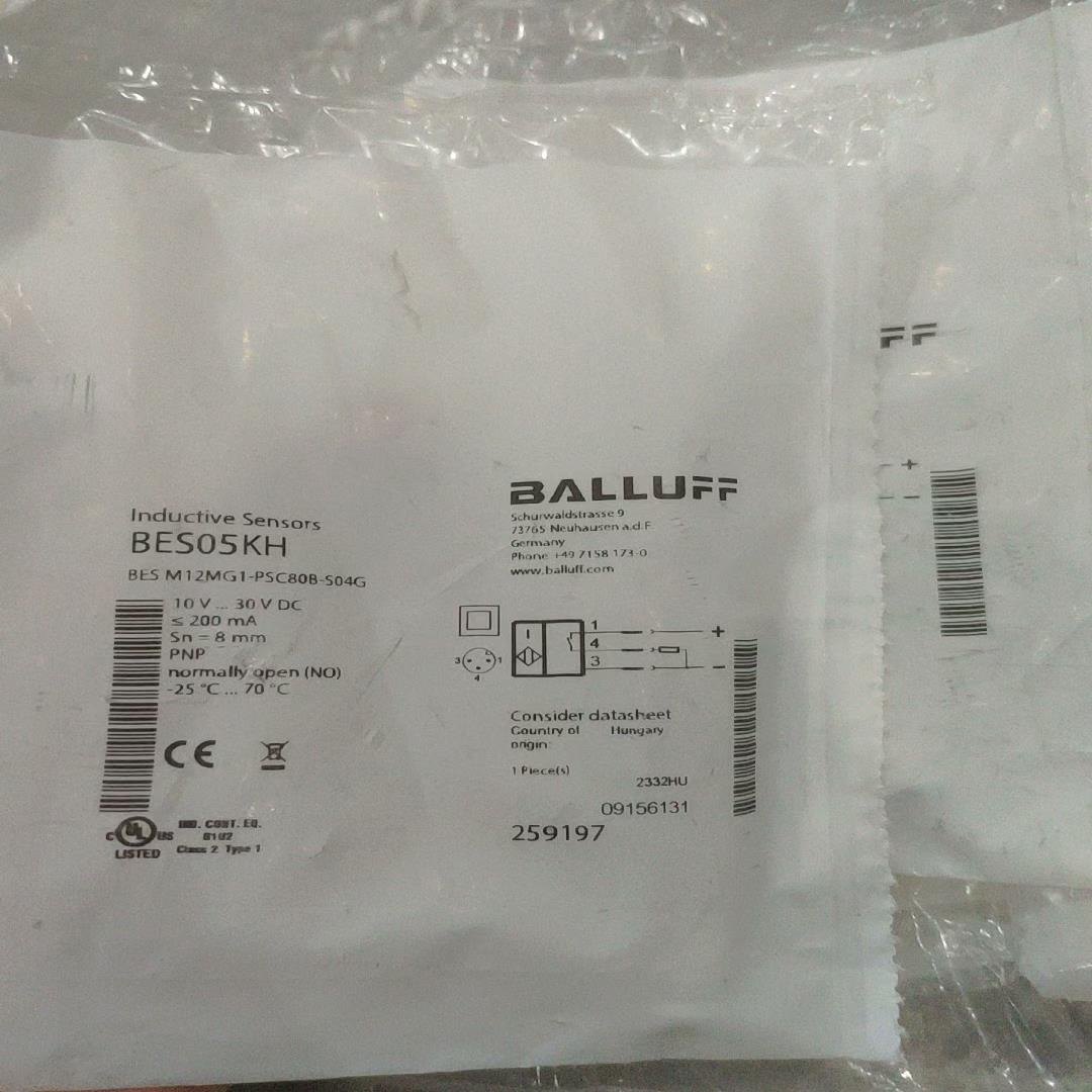 巴鲁夫BES05KH传感器BES M12MG1-PSC80B