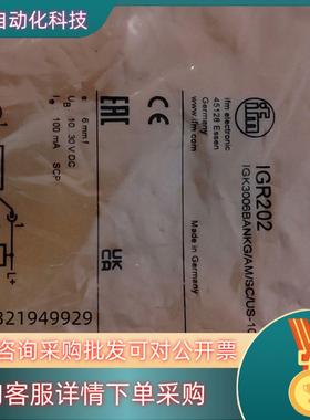 现货易福门全新原装 易福门IGR202