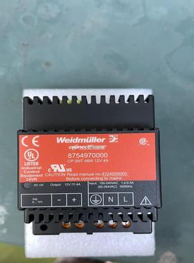 全新魏德米勒开关电源8754970000 CP SNT 48议价