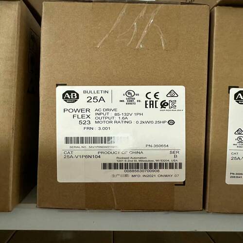 AB变频器25A-V1P6N104全新原装正品现货，实采联系