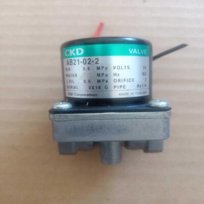 CKD 两通电磁阀AB21-02-2，电压DC24V议价