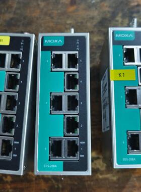 MOXA EDS 208A  8口非网管型工业以太网交换机，