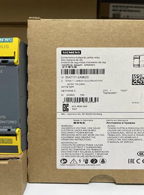 3SK1111-2AW20  SIRIUS 安全开关设备 标