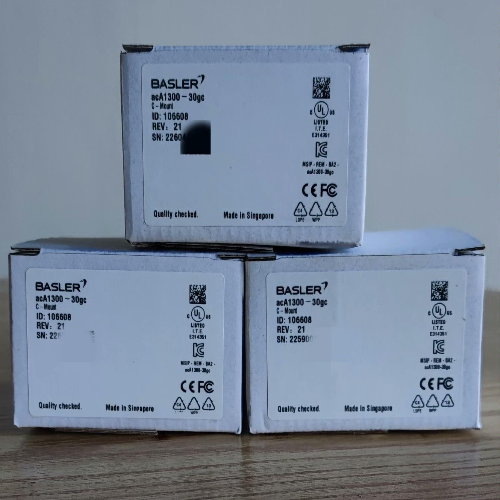 巴斯勒Basler acA1300-30gc 彩色工业相机1