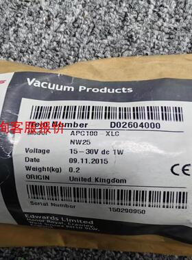 【环球】Edwards APG100-XLC NW25 D02604