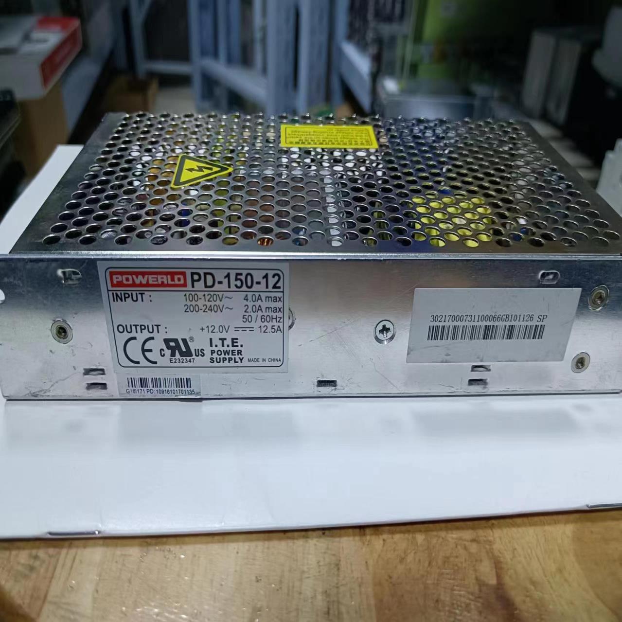 新星开关电源PD-150-12 12V12.5A，成色如图，