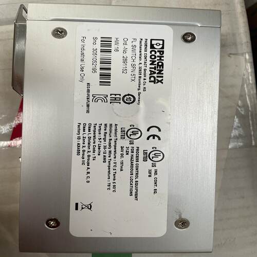 九成新，菲尼克斯2891152管理型交换机FL SWITCH