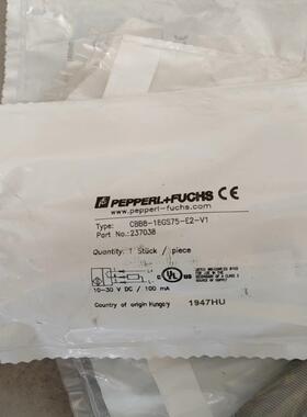 PF倍加福电容CBB8-18GS75-E2-V1 货号23