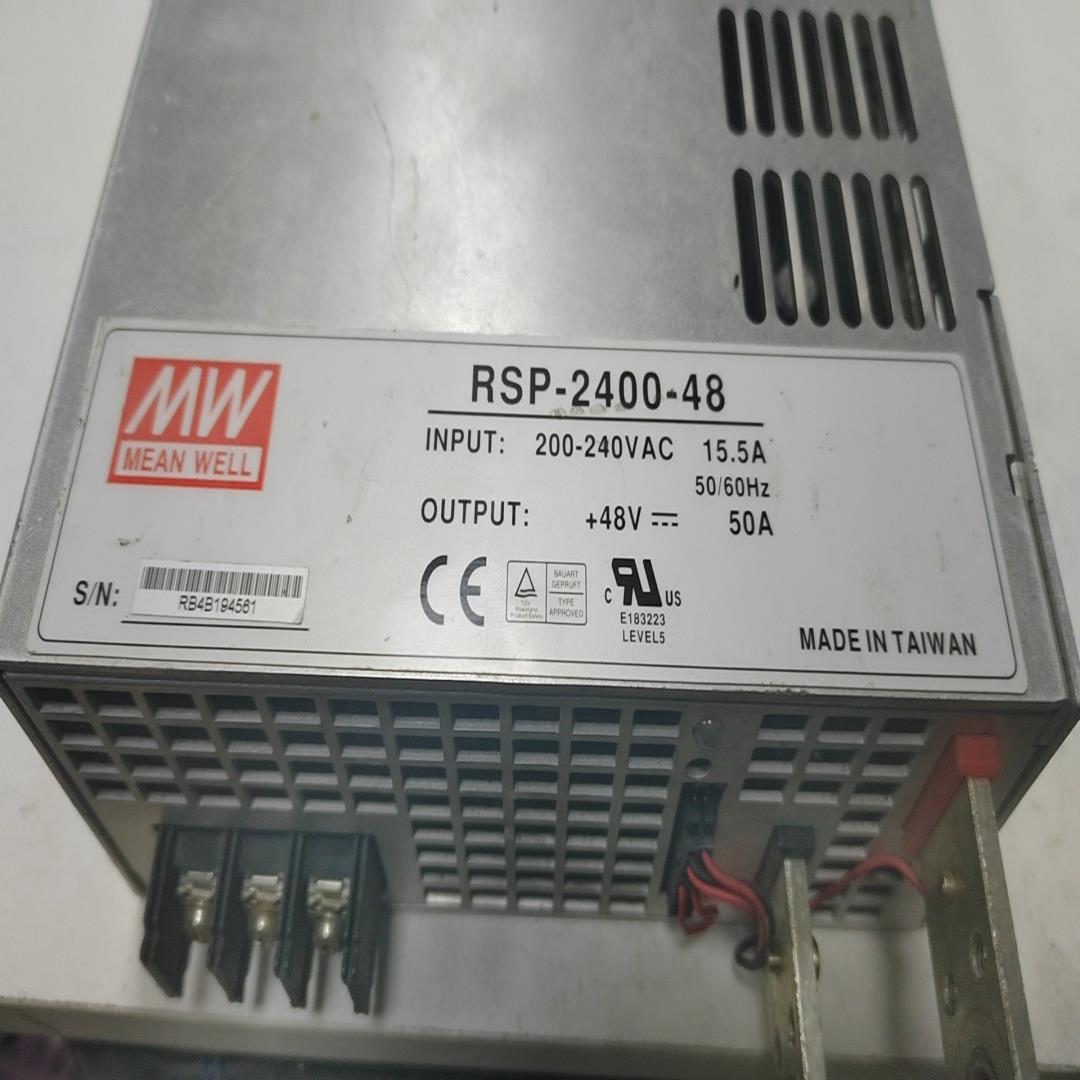 台湾明纬开关电源RSP-2400-48 48V 50A，成色