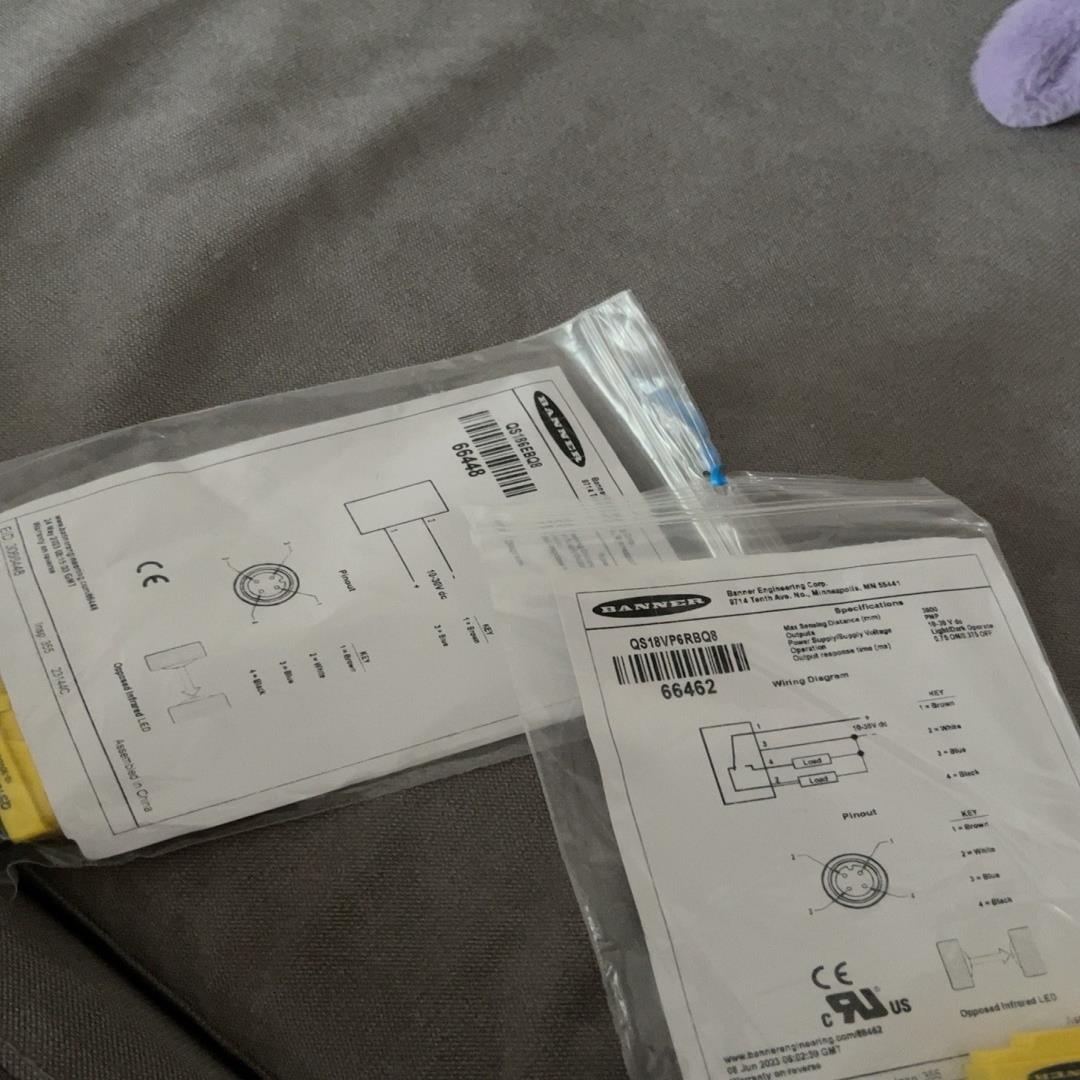 BANNER对射光电QS18VP6RBQ8/QS186EBQ