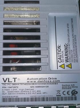 [德峰] 360-FCHK75T4E20H2BXC变频器丹佛斯