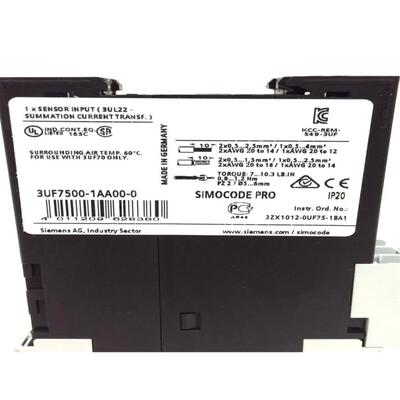 议~3UF7500-1AA00-0西门子新品库存12个