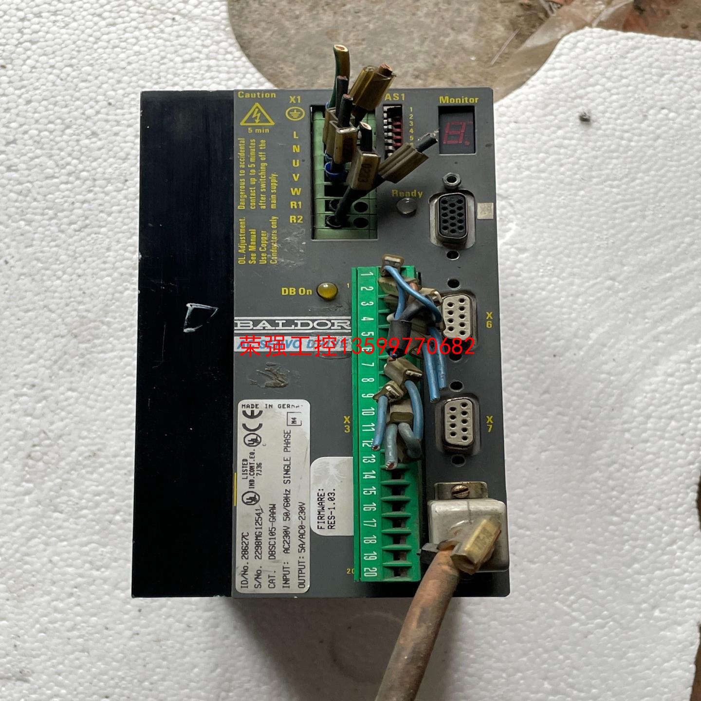 【荣强工控】BALDOR保德驱动器DBSC105-GAAW 28627C图片