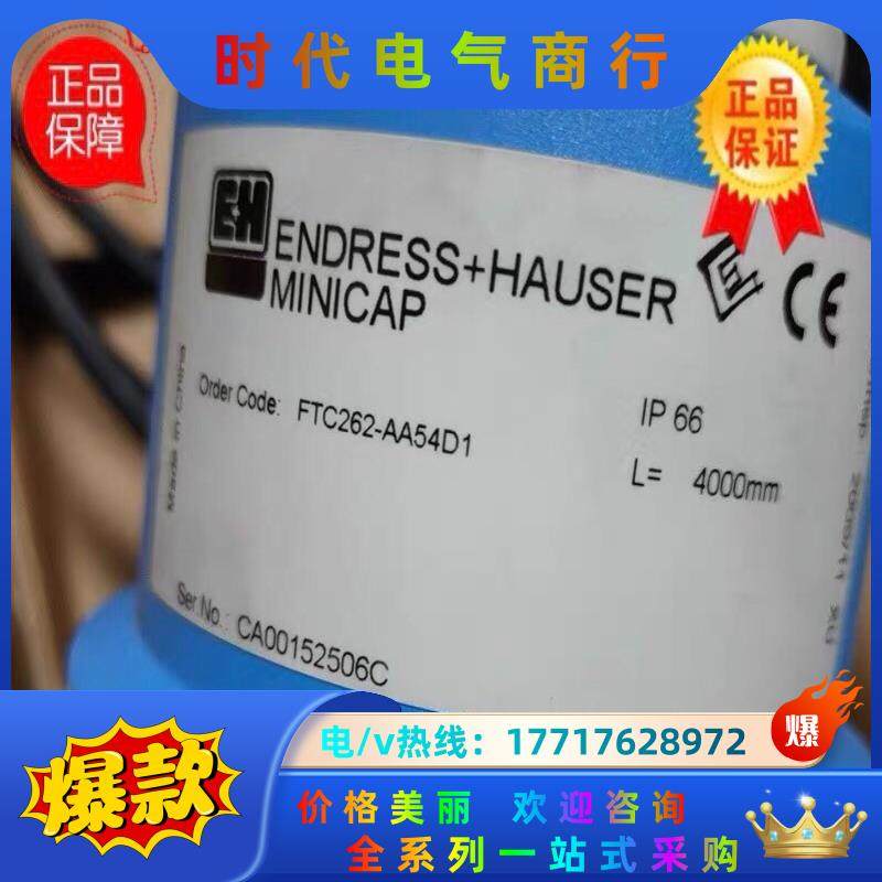 全新原装E+H恩德斯豪斯FTC262-AA54D1现货End议价