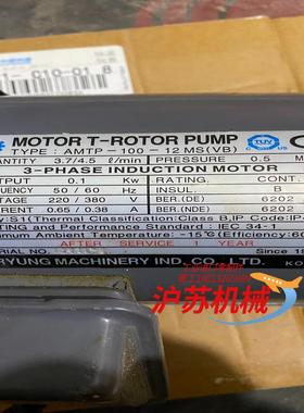 亚隆ARYUNG 齿轮泵AMTP-100-12MSVB