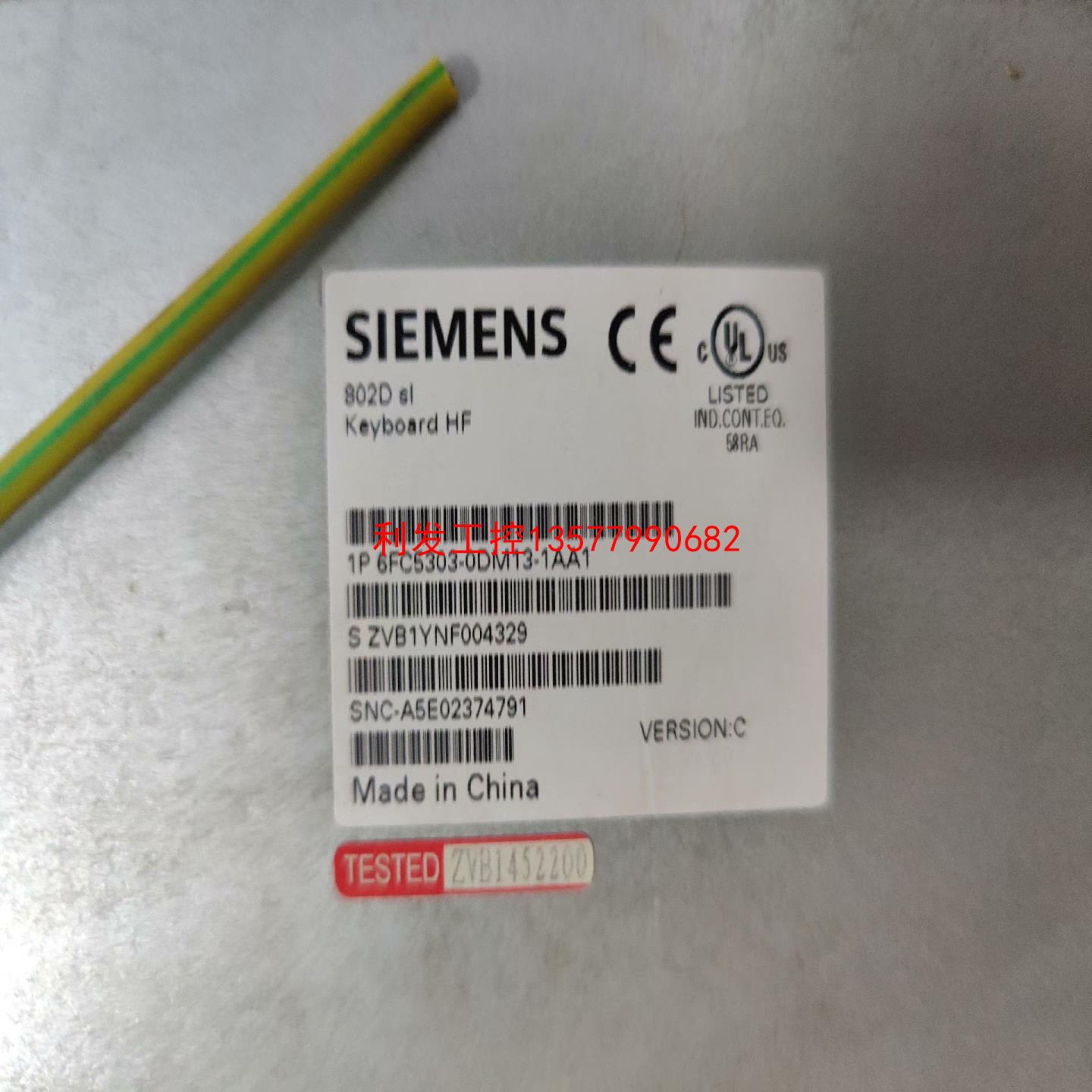 议价[利发工控]6Fc5303-0DM13-1AA1 802dsl按键板成色