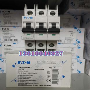 EATON MOELLER微断FAZ-B25/3-NA 10A3P，带UL489